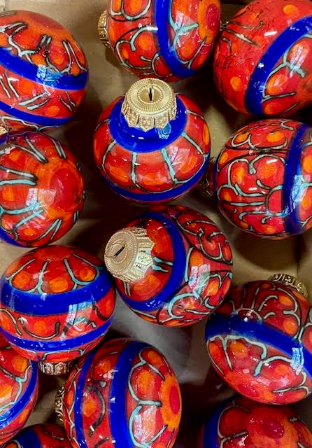 Sicilian Cerasa Round Christmas Tree Ornament designs