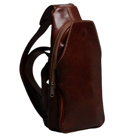 Men's Genuine Leather Marsupio One-Shoulder Bag | Made in Tuscany