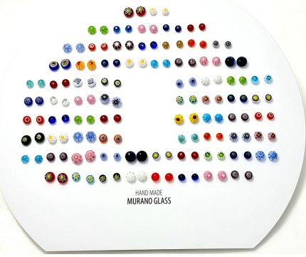 Fantazia Millefiori Murano Glass Earring | Made in Veneto