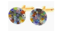 Millefiori Murano Glass Cufflinks | Made in Venice