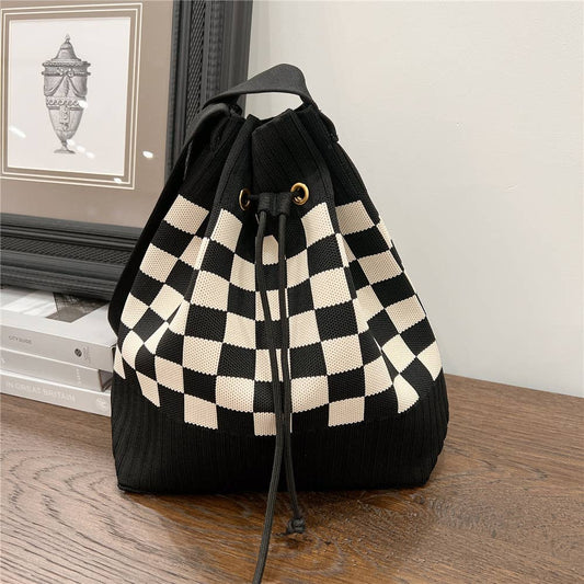Women’s Knit Red Heart's Bag | Made in Italy