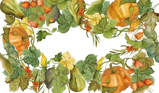 Potirons Linen Tablecloth | Made in Sicily
