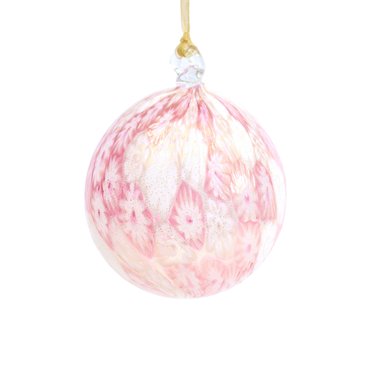 Murano Glass Christmas Ornament, Millefiori Mosaic | Made in Venice