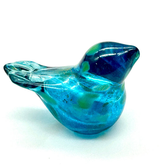 Little Bird of Inspiration Blown Glass Figurine -12Color Opt | Made in Veneto