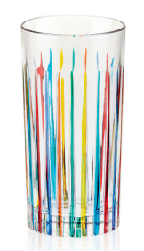 Timeless Aqua Tumbler Glass | Made in Veneto