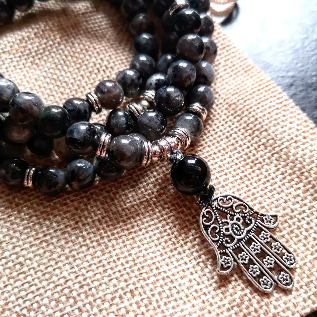 Mala necklaces in stone or wood | Made in Lazio