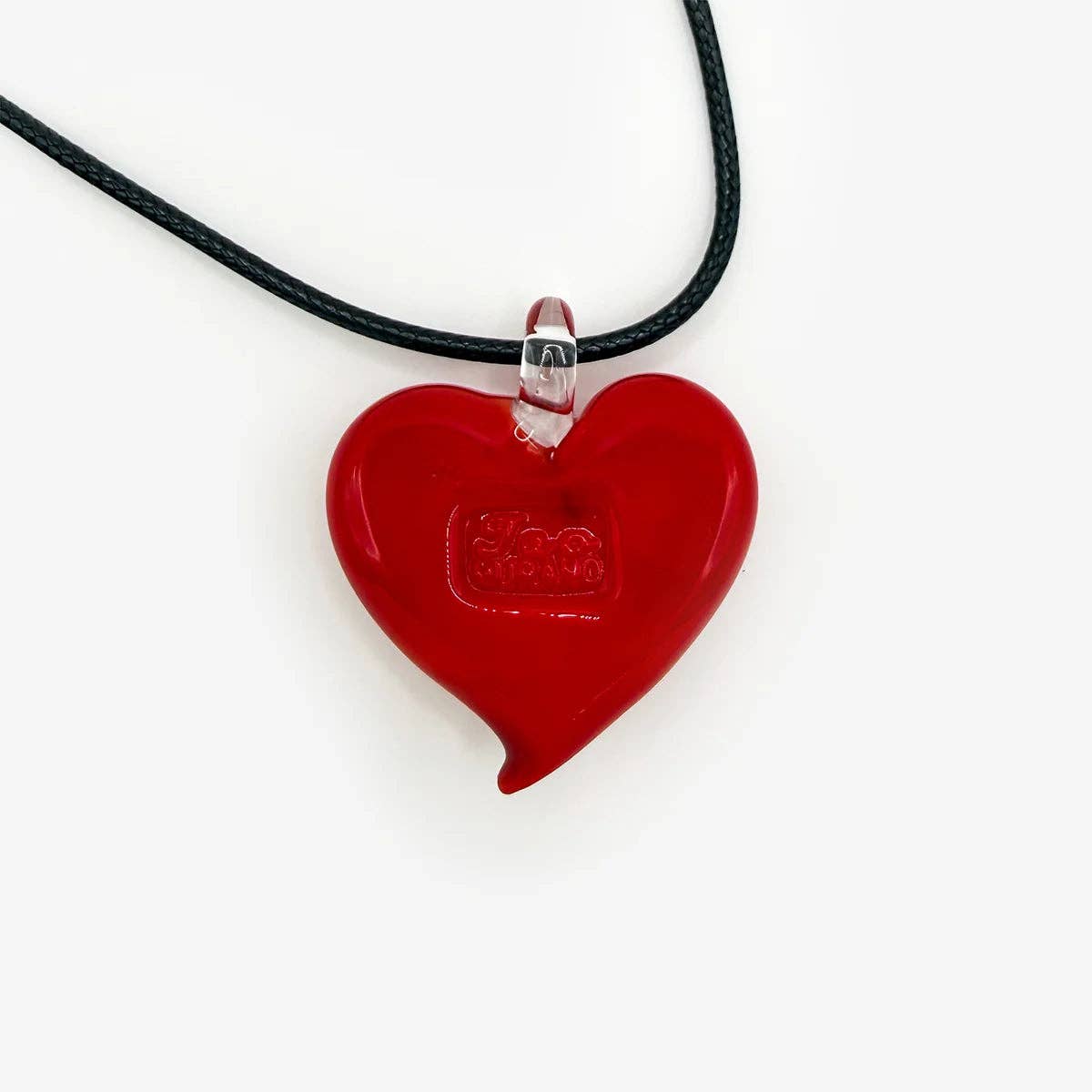 Heart Earrings and Necklace, Murano Glass | Made in Veneto
