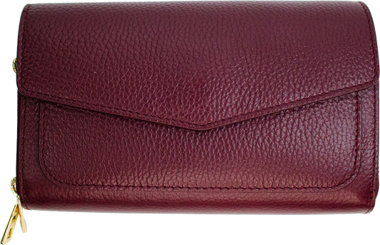 Italian Leather Wallet Crossbody | Made in Italy