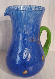Murano Glass Pitcher - Blue | Made in Venice
