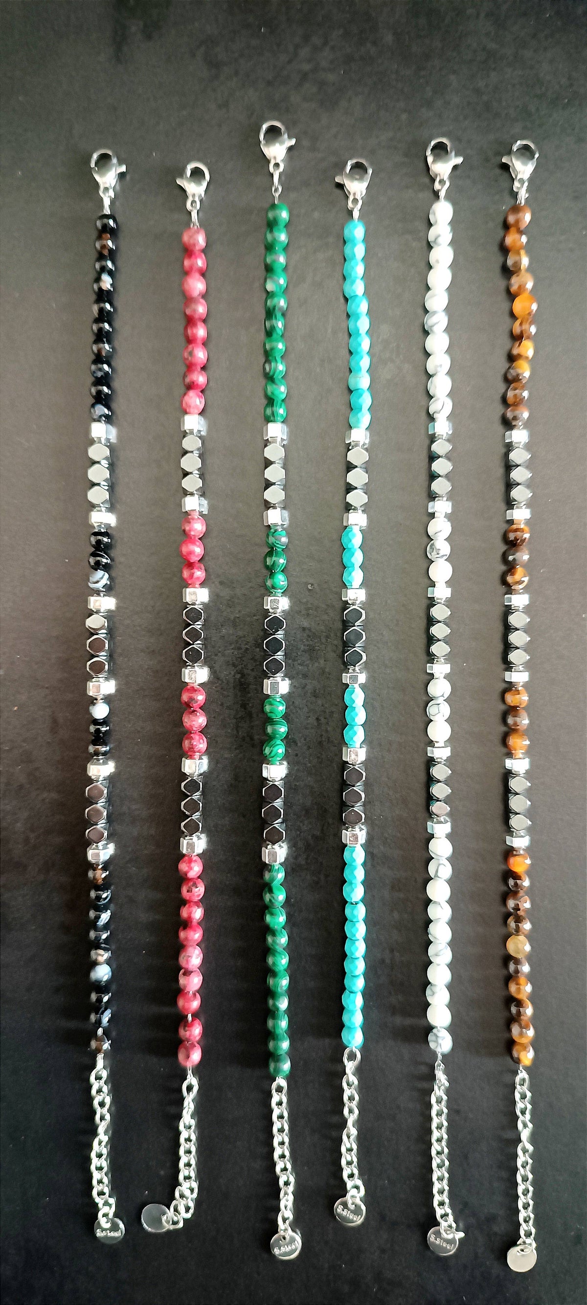 Taormina Stone and Steel Bracelet | Made in Lazio