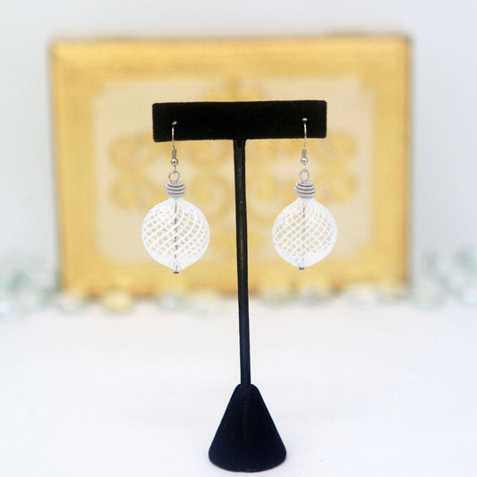 Murano Glass Penny Bead Earrings, Assorted Colors | Made in Venice