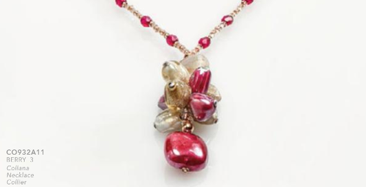 Berry Murano Glass Jewelry Collection Antica Murrina - 2 Colors | Made in Venice