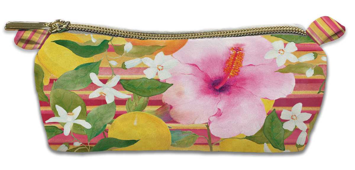Astuccio in Velluto "Hibiscus", 100% Made in Italy