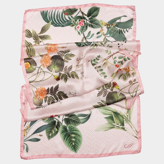 Long Silk Scarf - Pink | Made in Lombardy