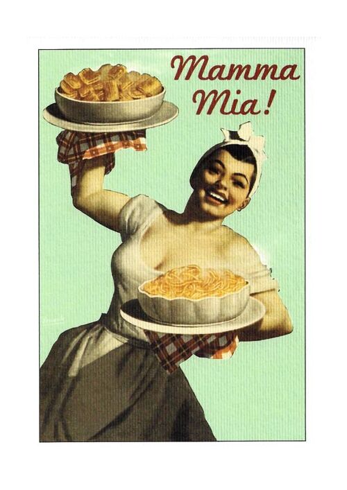 Mamma Mia Postcard | Made in Tuscany