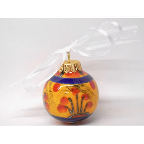 Sicilian Enna Round Christmas Tree Ornament