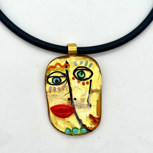 Picasso Face Murano Glass Jewelry Collection | Made in Veneto