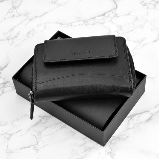 Giovanna Women's Italian Leather Bi-fold Wallet with Coin Pocket | Made in Tuscany