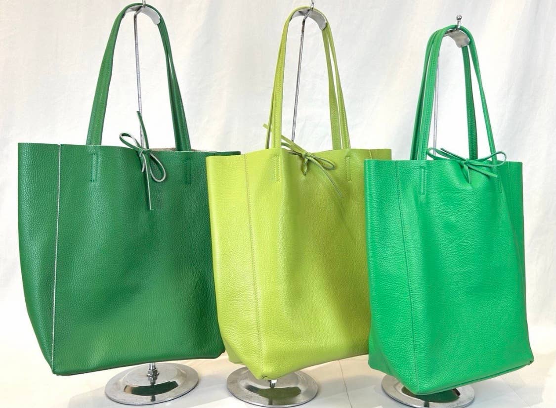 Borse Tote Solide in Pelle Italiana Estive JIJOU CAPRI