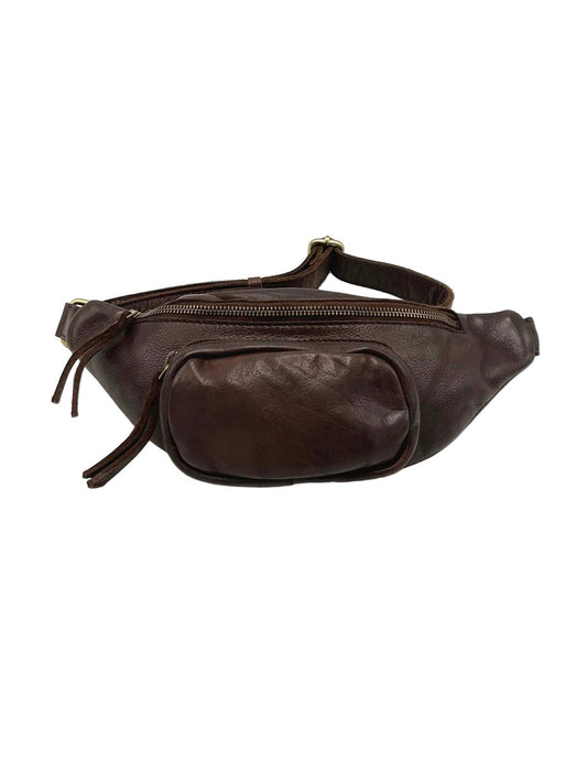 Vintage Leather Belt Bag | Made in Italy