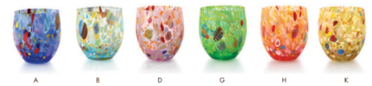 Murano Glass Bud Vase - Assorted Colors | Made in Venice