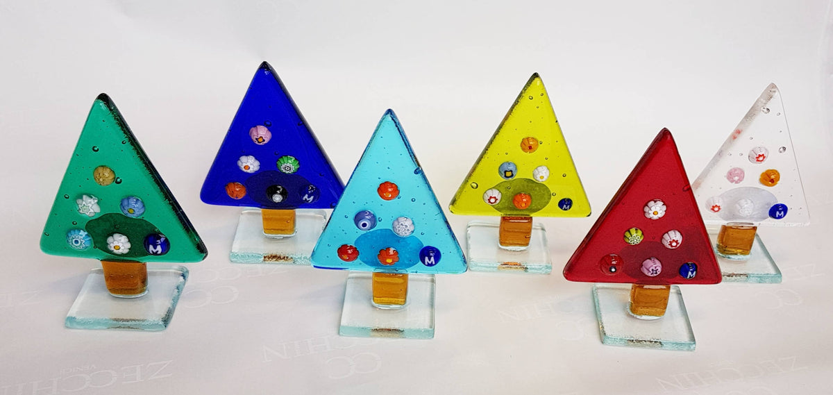 Figurina ad Albero di Natale in Vetro di Murano | Fatto a Venezia