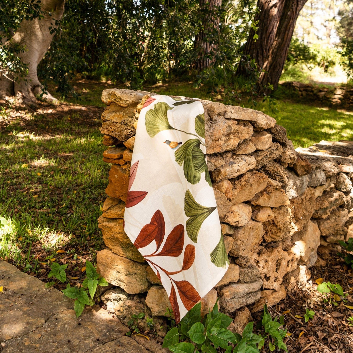 Woody Linen Kitchen Towel
