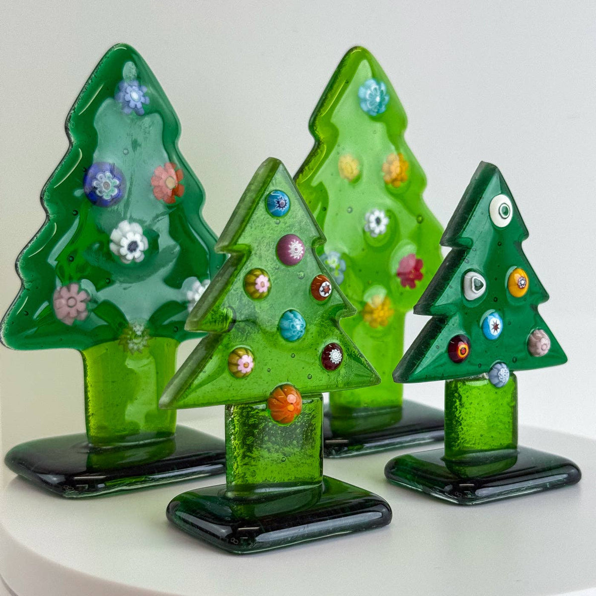 Millefiori Christmas Tree – Murano Glass Holiday Decor | Made in Venice