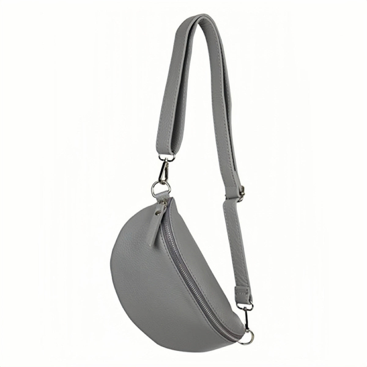 Modarno Unisex Waist Bag and Shoulder Bag in Genuine Leather 9.1" x 2.8" x 4.7" | Made in Italy