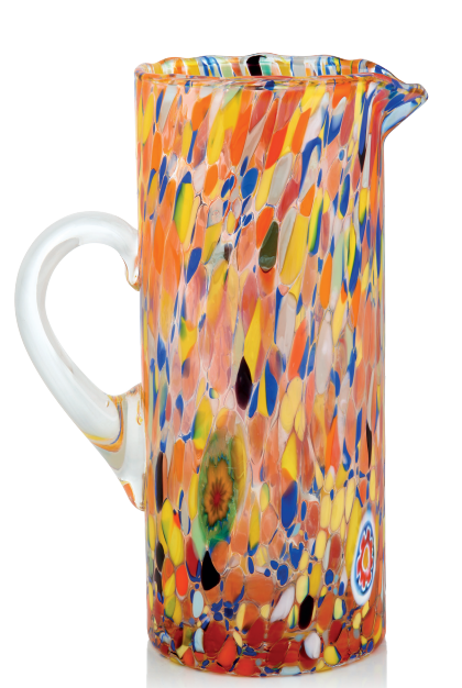 Murano Glass Light Blue Pitcher | Made in Veneto