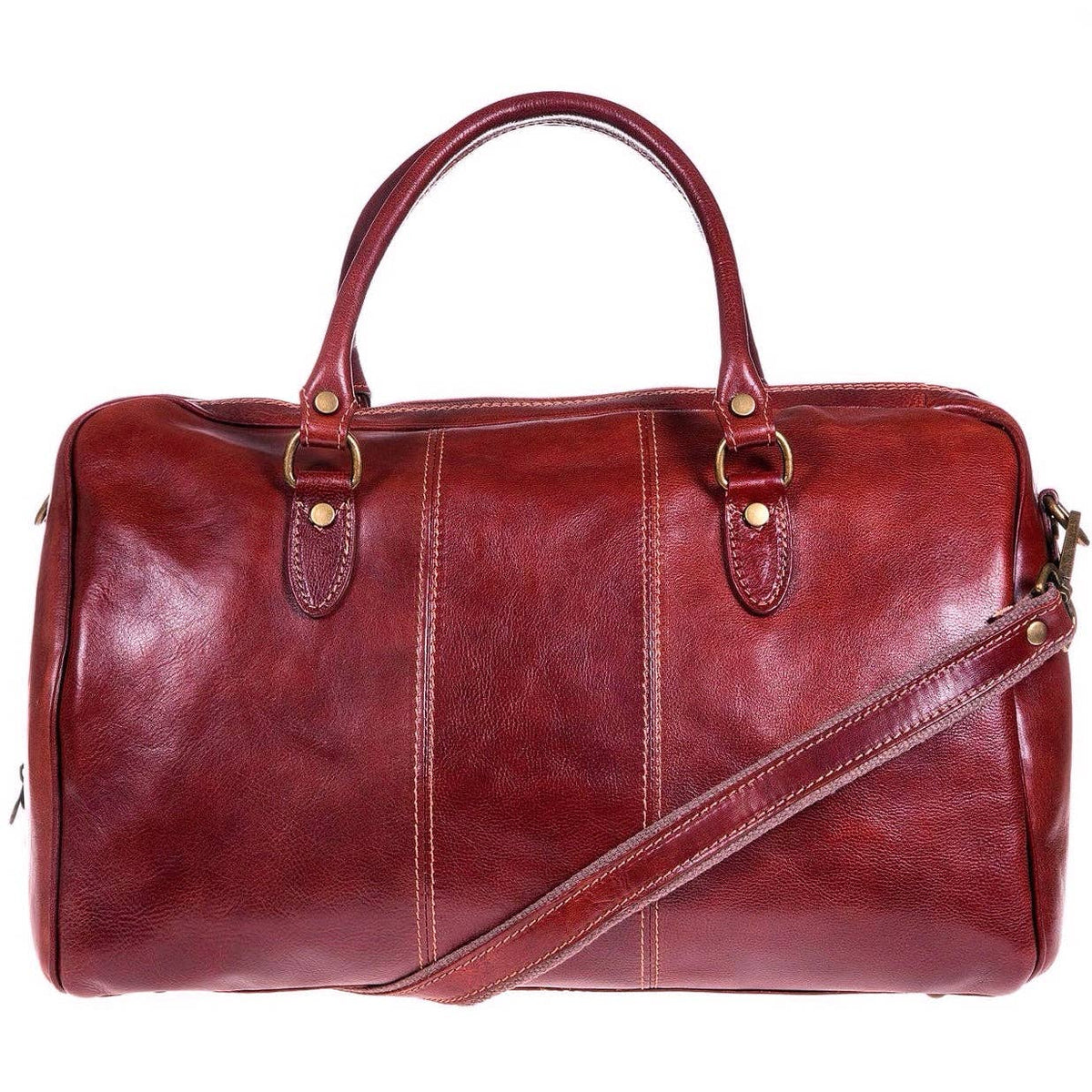 Modarno Leather Travel Duffel for Men and Women | Made in Tuscany