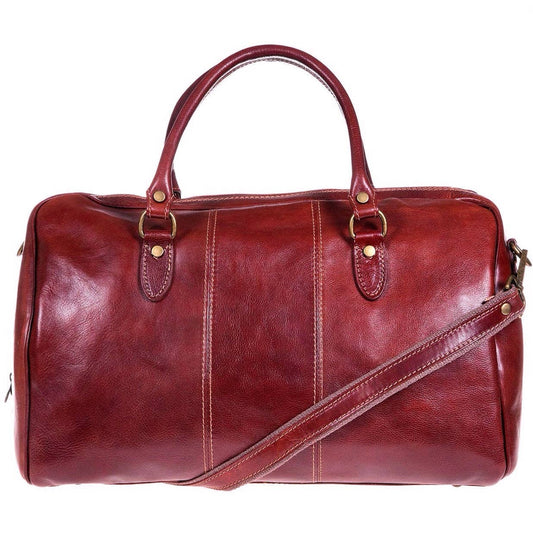 Modarno Leather Travel Duffel for Men and Women | Made in Tuscany