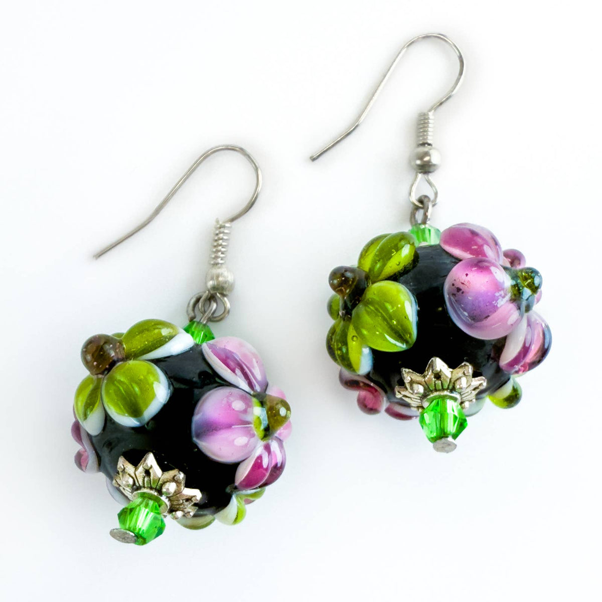 Big Beaded Earrings – Murano Glass | Made in Venice