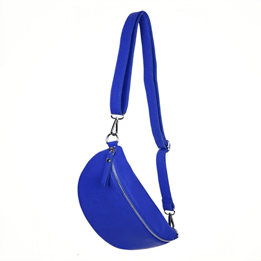 Modarno Unisex Waist Bag and Shoulder Bag in Genuine Leather 9.1" x 2.8" x 4.7" | Made in Italy