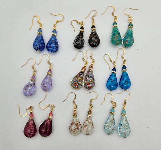 Murano Glass Drop Earring | Made in Venice