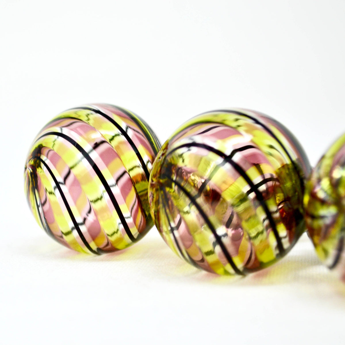 Murano Glass Wine Stoppers, Filigrana | Made in Veneto