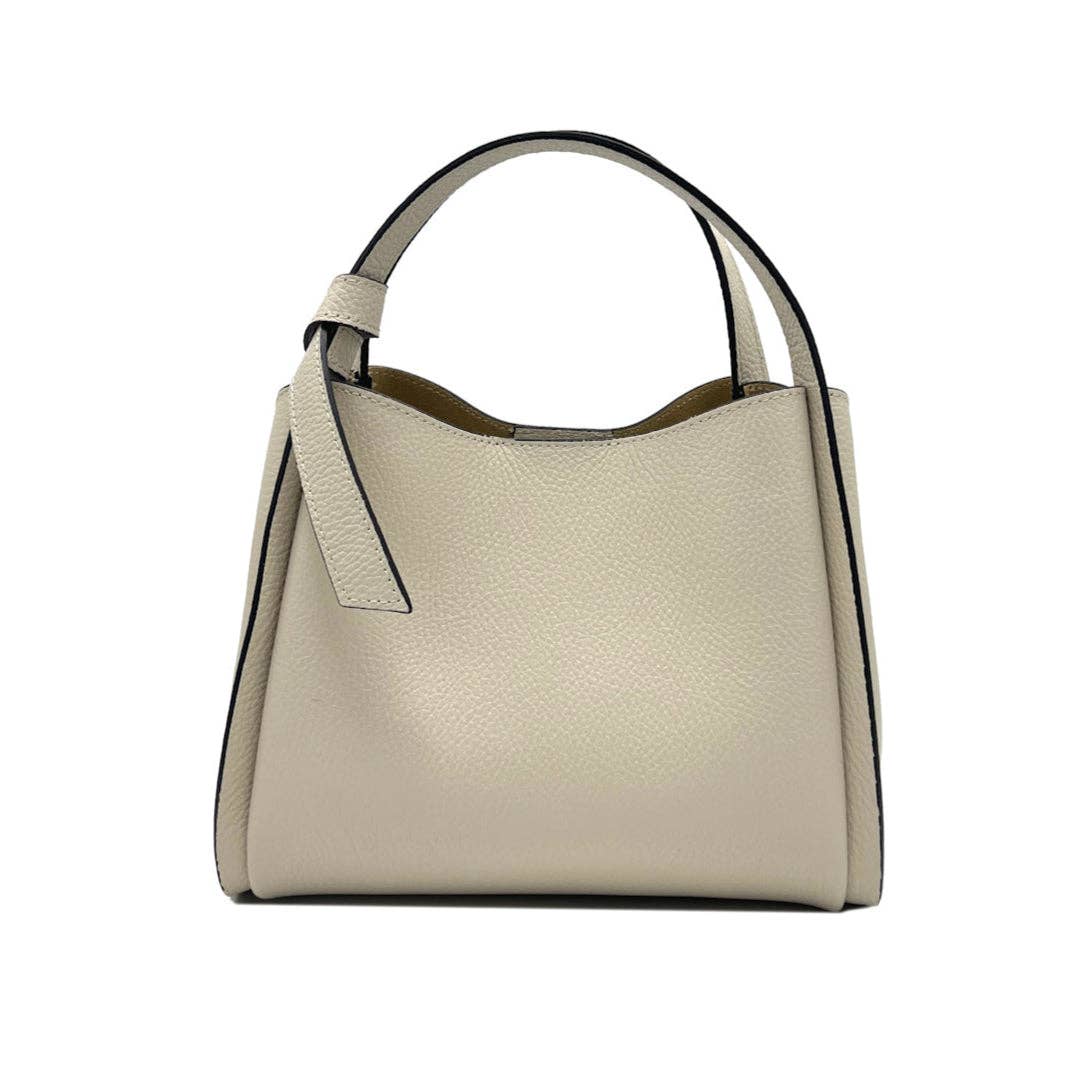 Genuine Leather Handbag, Medium | Made in Tuscany