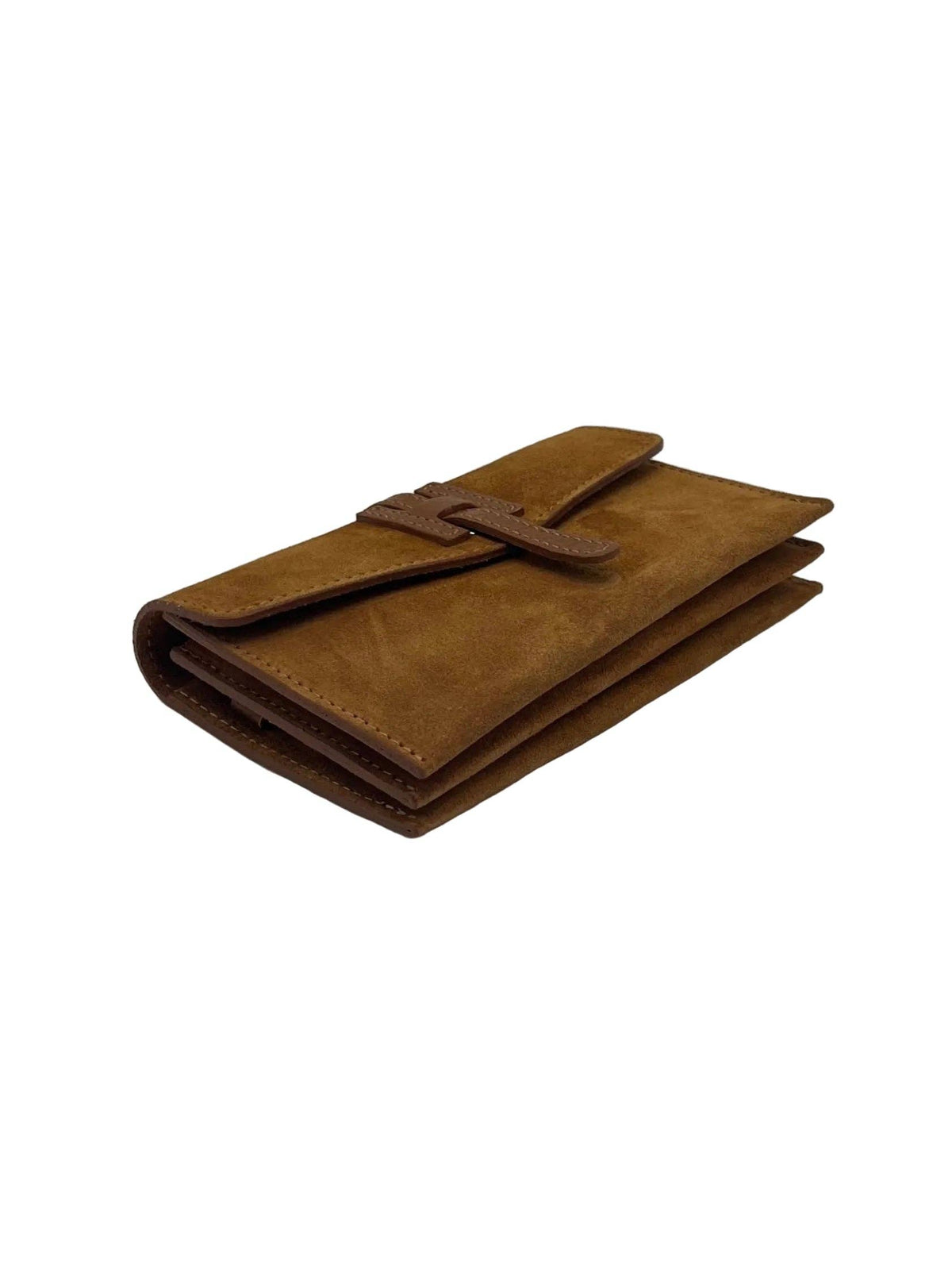 Suede and Genuine Leather Mini Clutch Bag | Made in Tuscany
