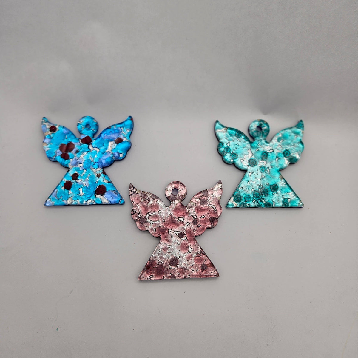 Angeli e ornamenti natalizi in vetro di Murano Millefiori | Fatti a Venezia