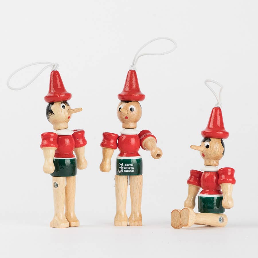 Pinocchio Wooden Toy Figure