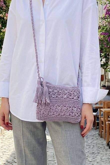 Italian Crossbody Bag 7.5" JIJOU CAPRI | Made in Campania