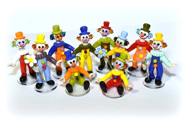 Murano Glass Clown Figurine | Made in Veneto