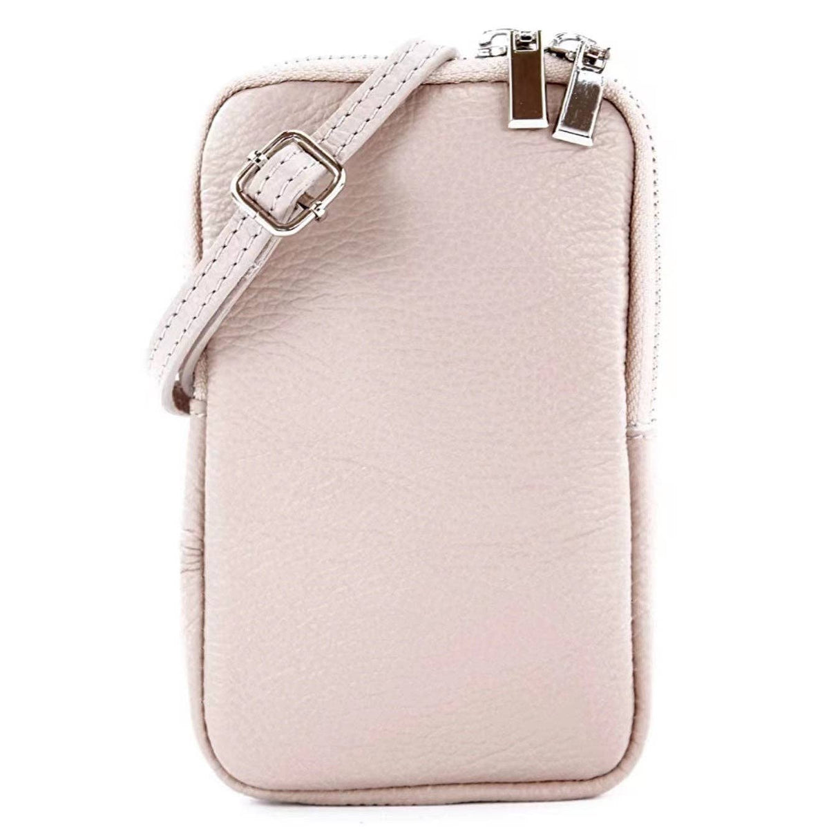 Modarno Small Shoulder Bag for Mobile Phones for Men and Women in Genuine Leather 11cm x 2cm x 18cm | Made in Italy