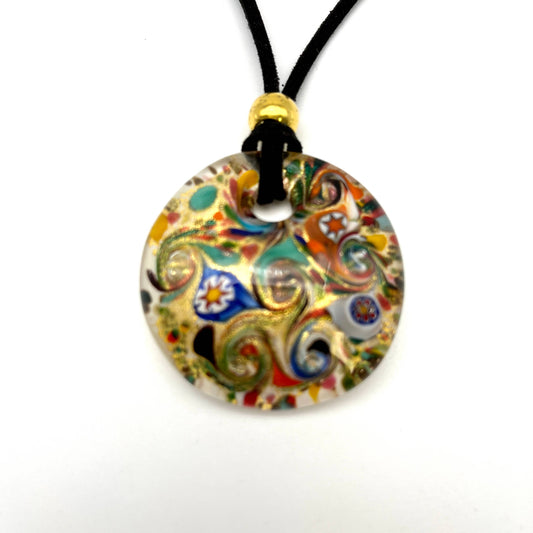 Chagall Pendant Murano Glass Necklace | Made in Veneto