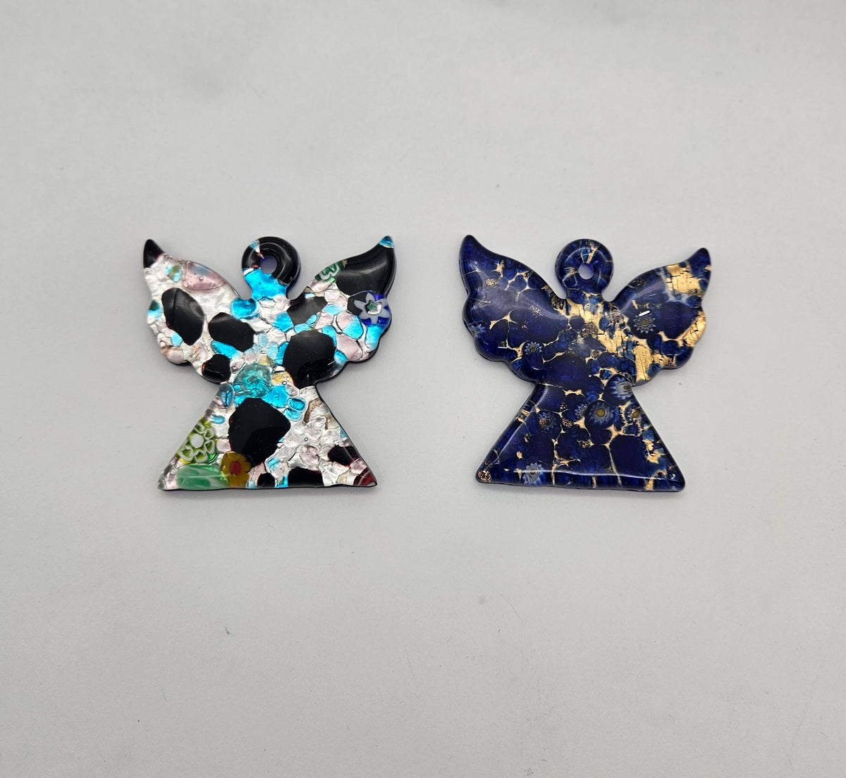 Angeli e ornamenti natalizi in vetro di Murano Millefiori | Fatti a Venezia