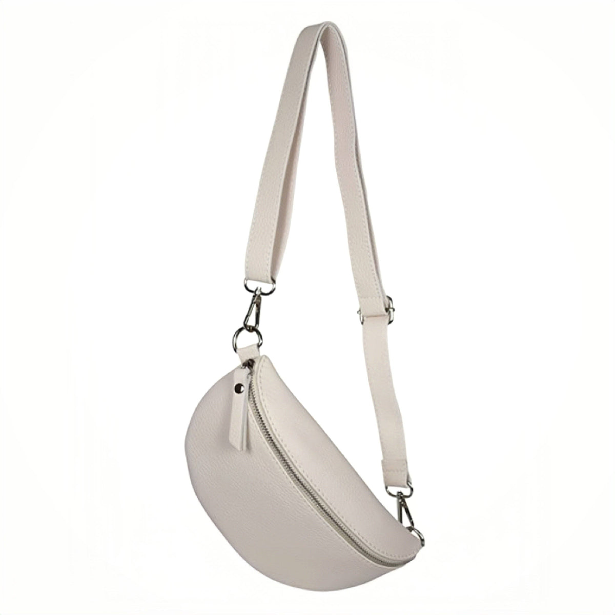 Modarno Unisex Waist Bag and Shoulder Bag in Genuine Leather 9.1" x 2.8" x 4.7" | Made in Italy