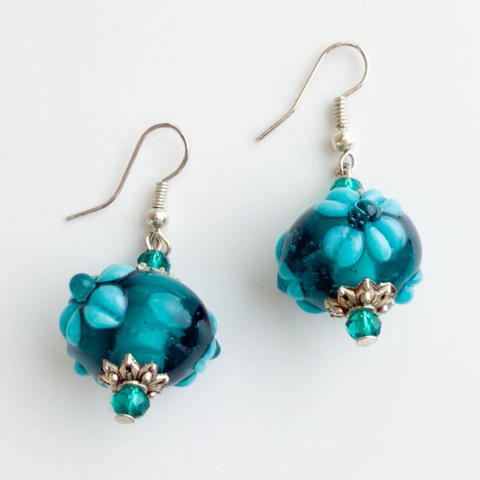 Big Beaded Earrings – Murano Glass | Made in Venice