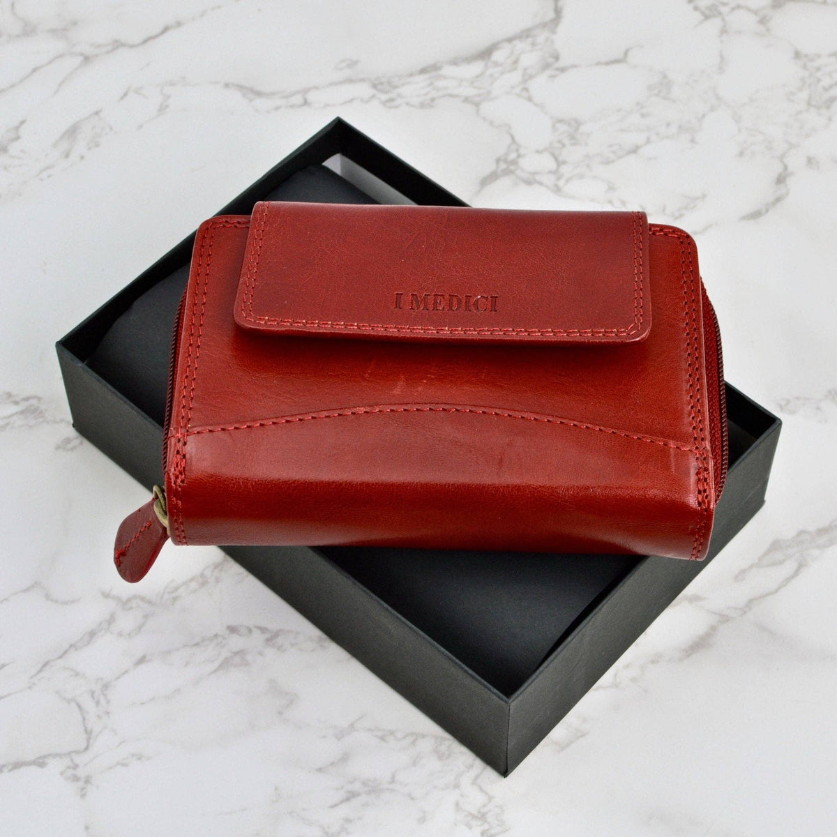 Giovanna Women's Italian Leather Bi-fold Wallet with Coin Pocket | Made in Tuscany