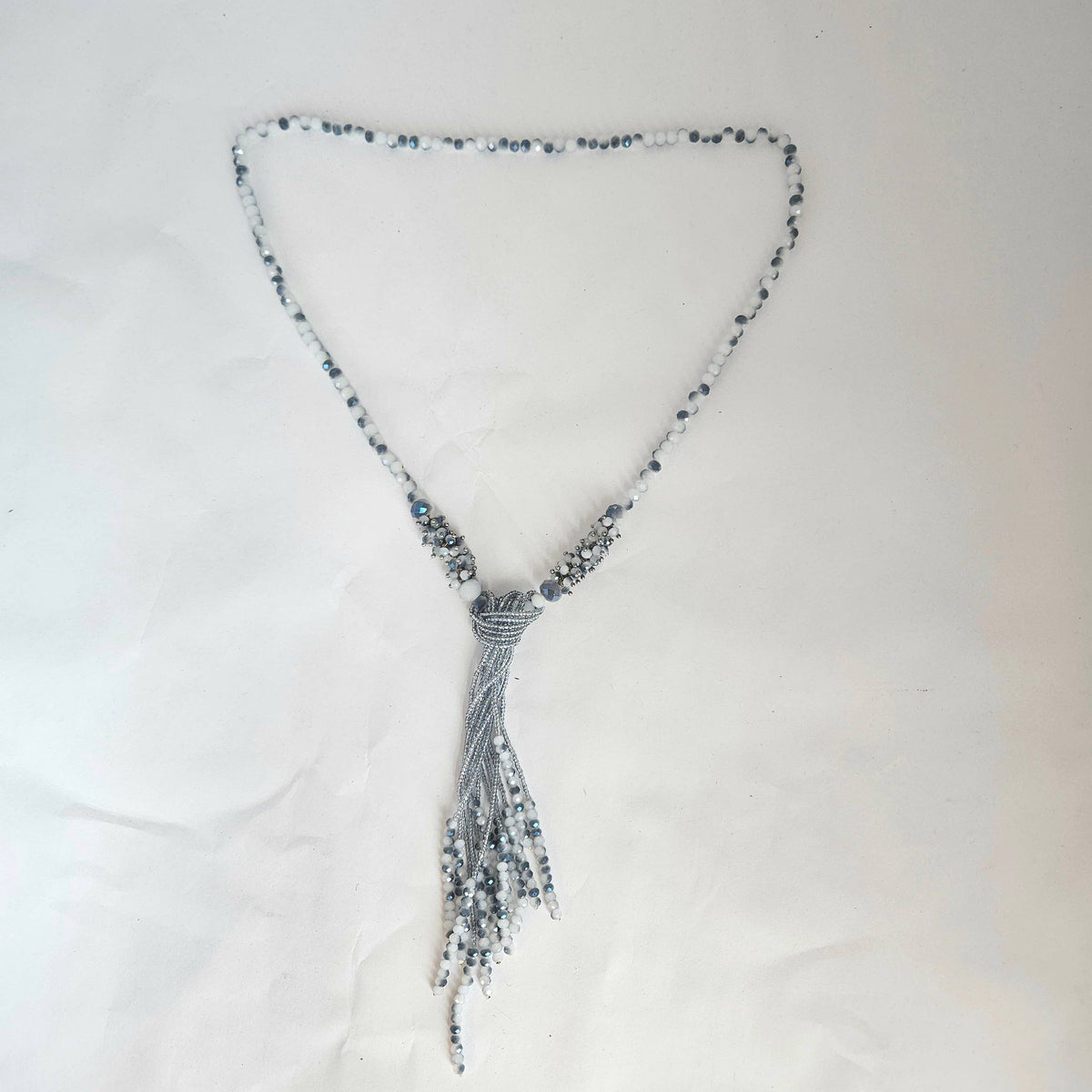 Carvatta Murano Glass Beaded Tassel Necklace | Made in Venice
