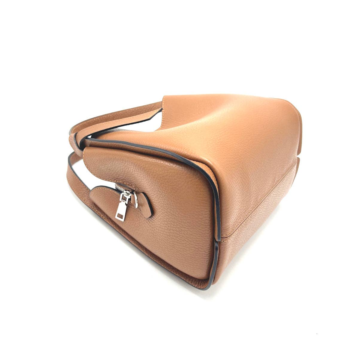 Genuine Leather Handbag, Medium | Made in Tuscany